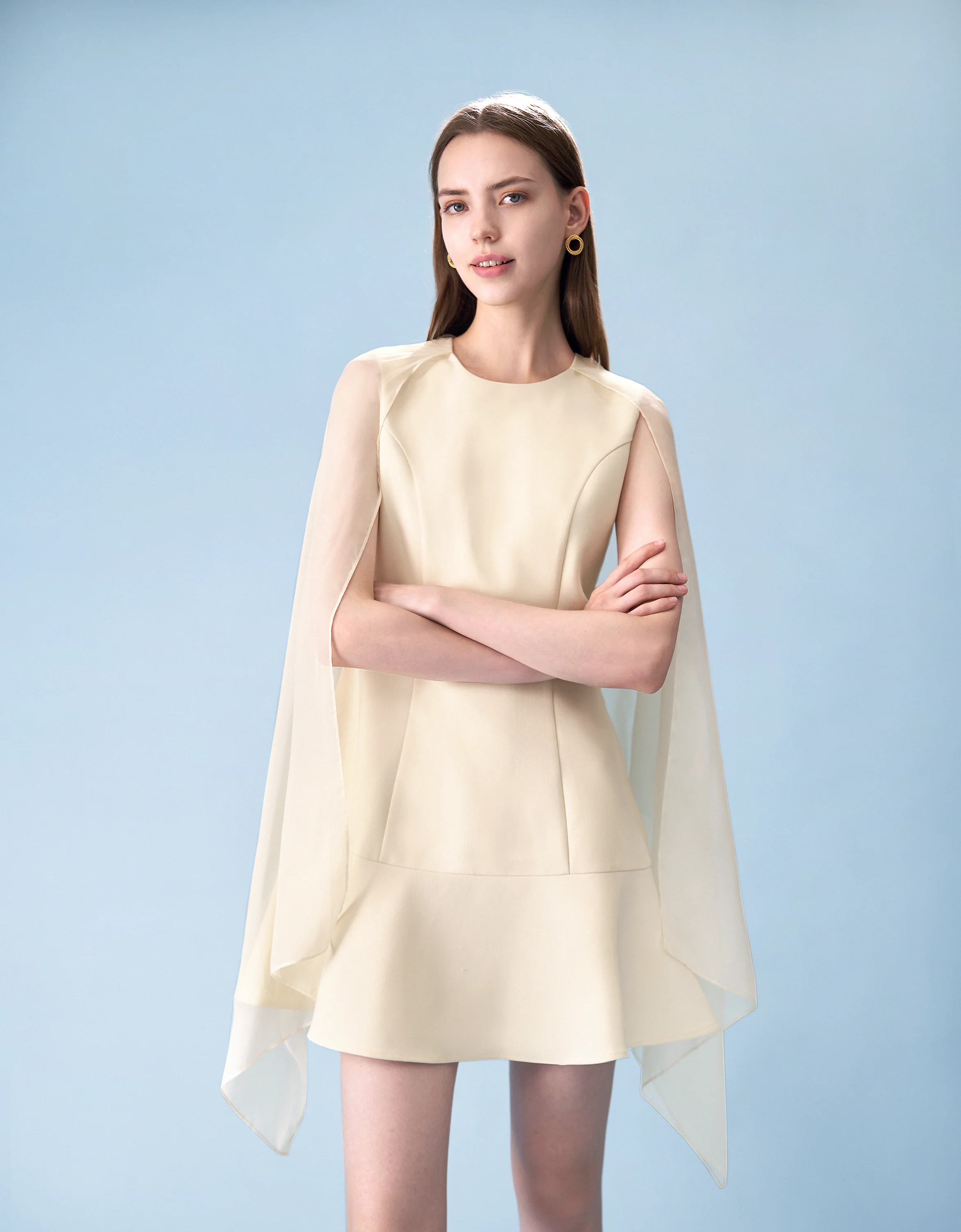 Sleeveless Tulle Two-way Dress - Image 23