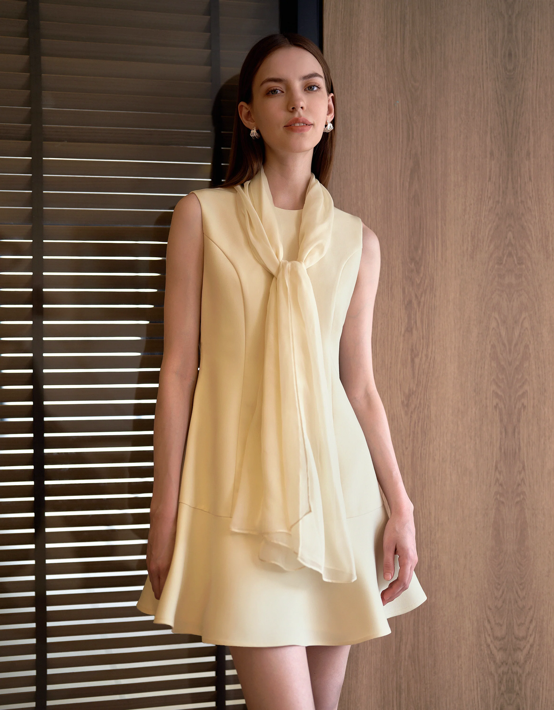 Sleeveless Tulle Two-way Dress - Image 26