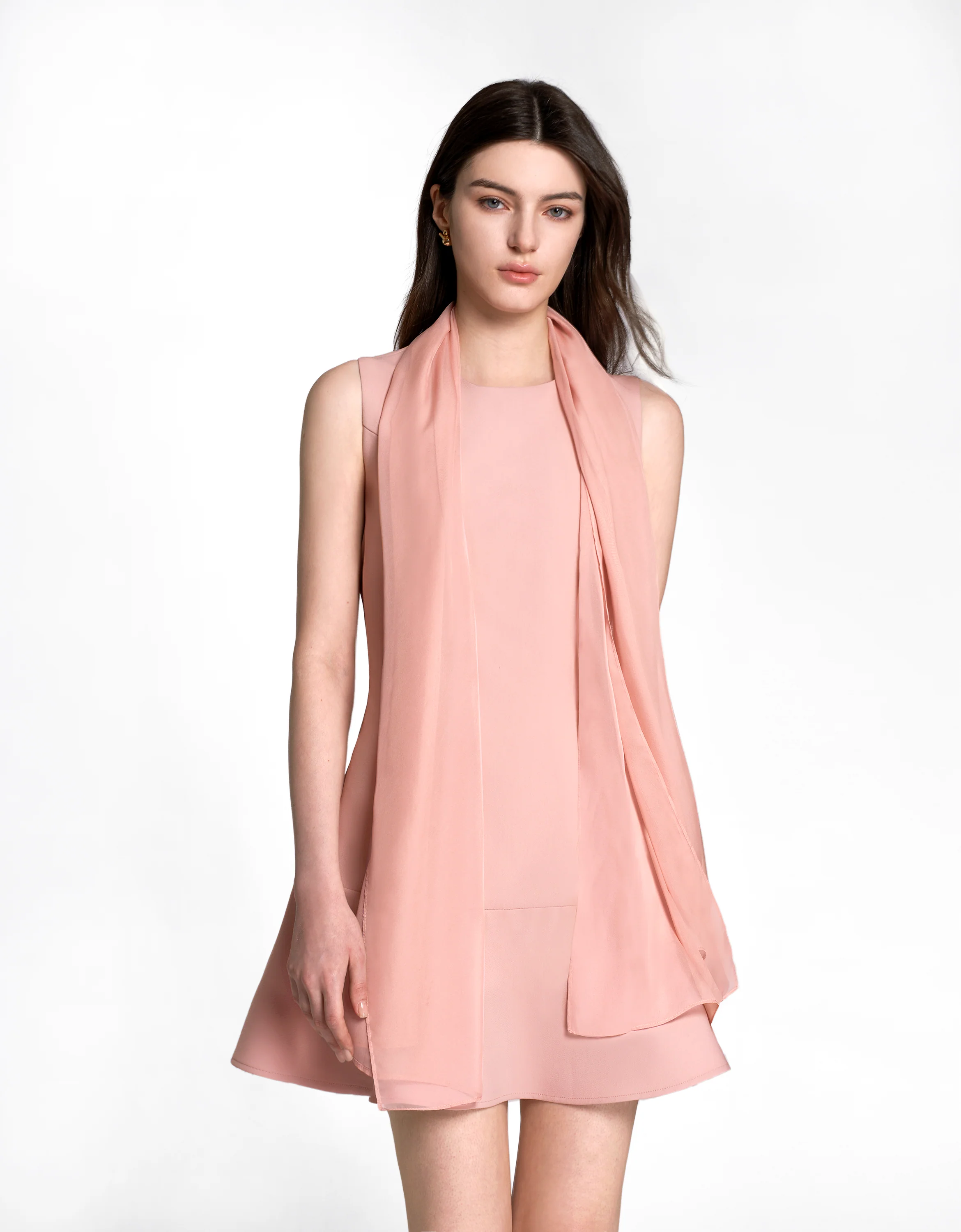 Sleeveless Tulle Two-way Dress - Image 36