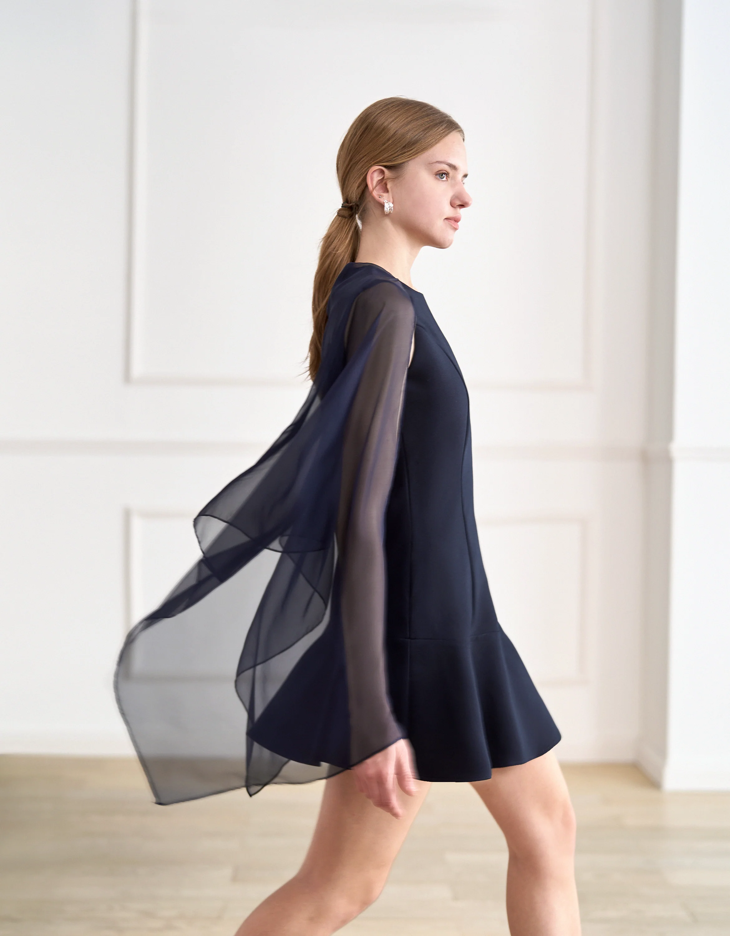 Sleeveless Tulle Two-way Dress - Image 40
