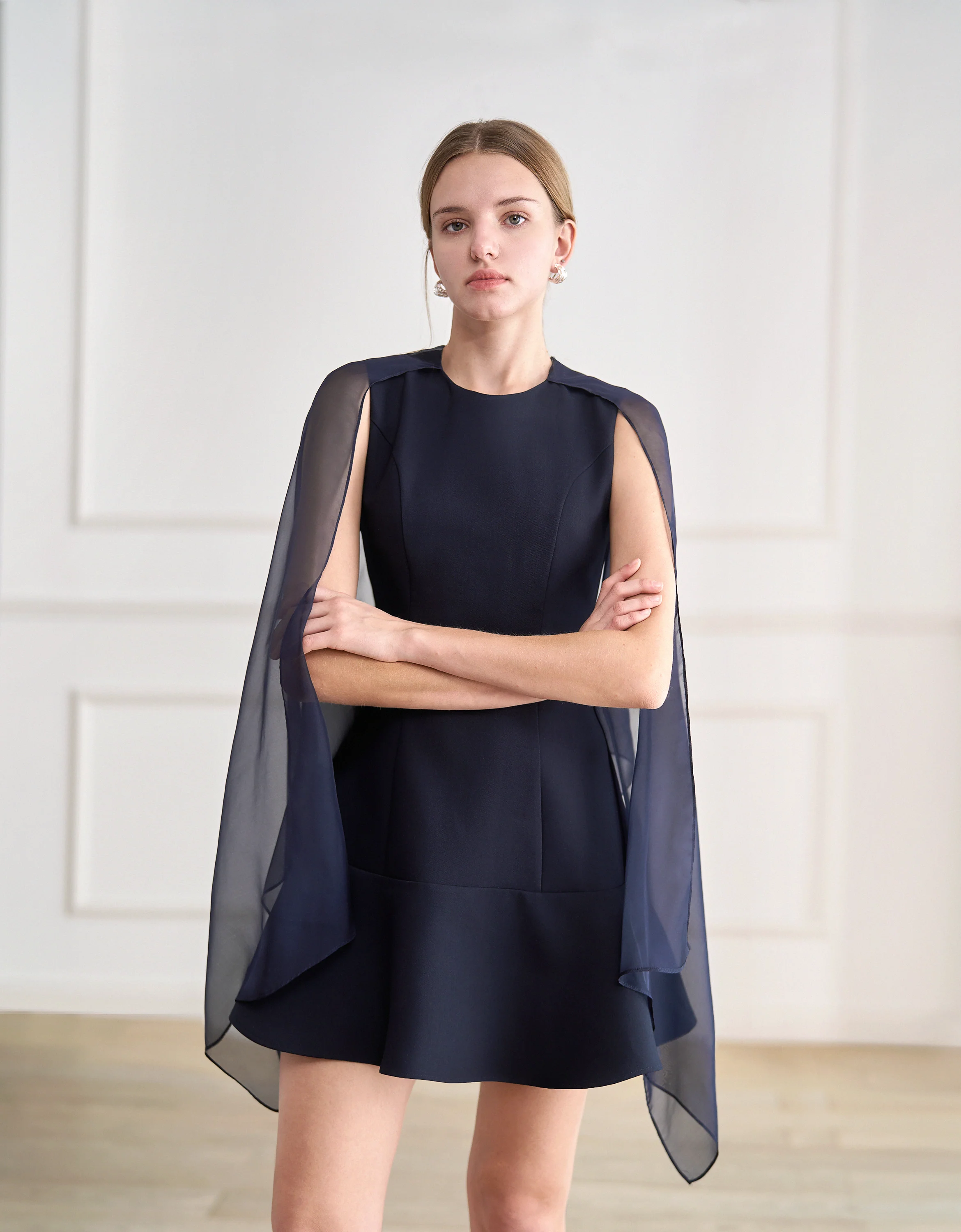 Sleeveless Tulle Two-way Dress - Image 41