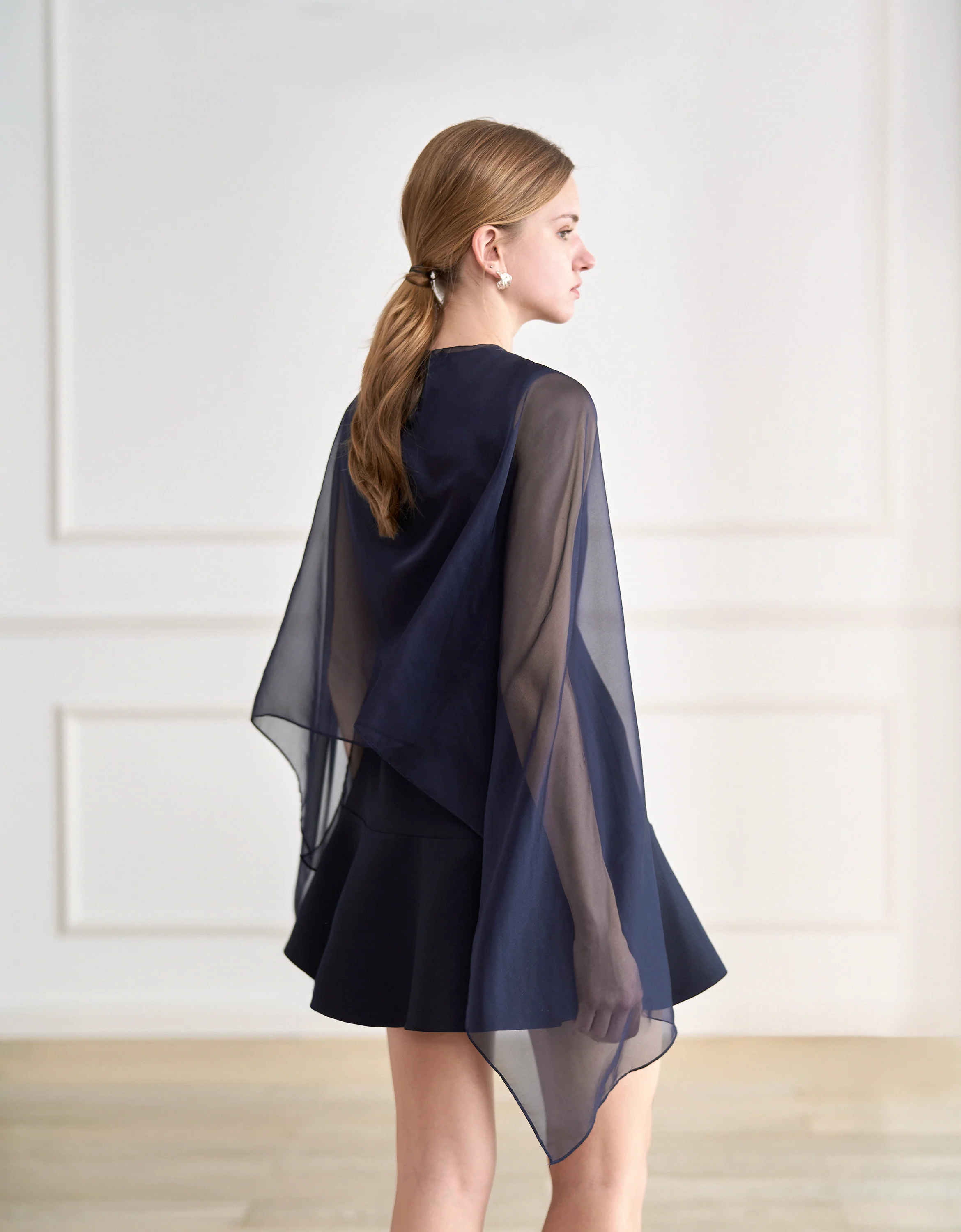 Sleeveless Tulle Two-way Dress - Image 42
