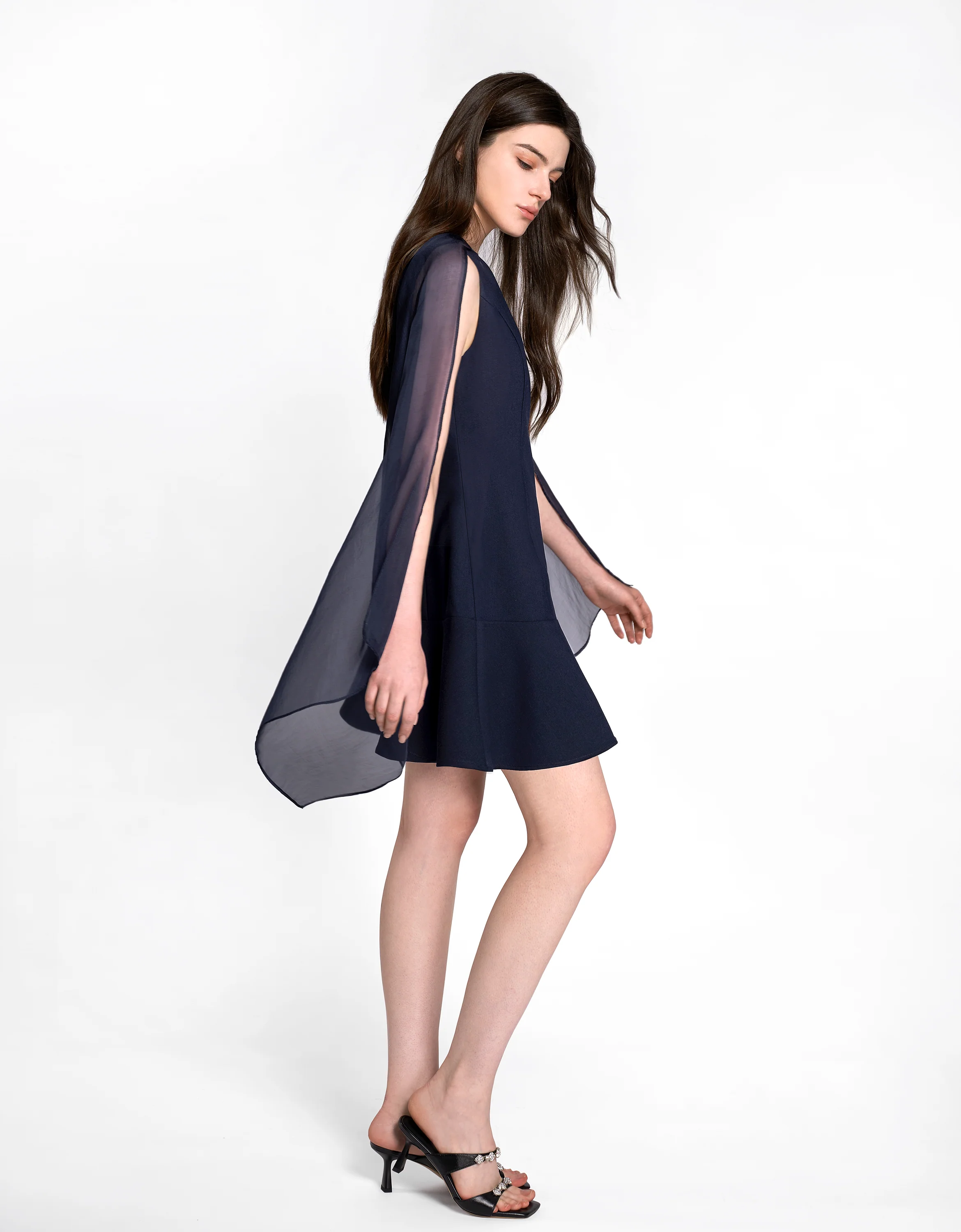 Sleeveless Tulle Two-way Dress - Image 48