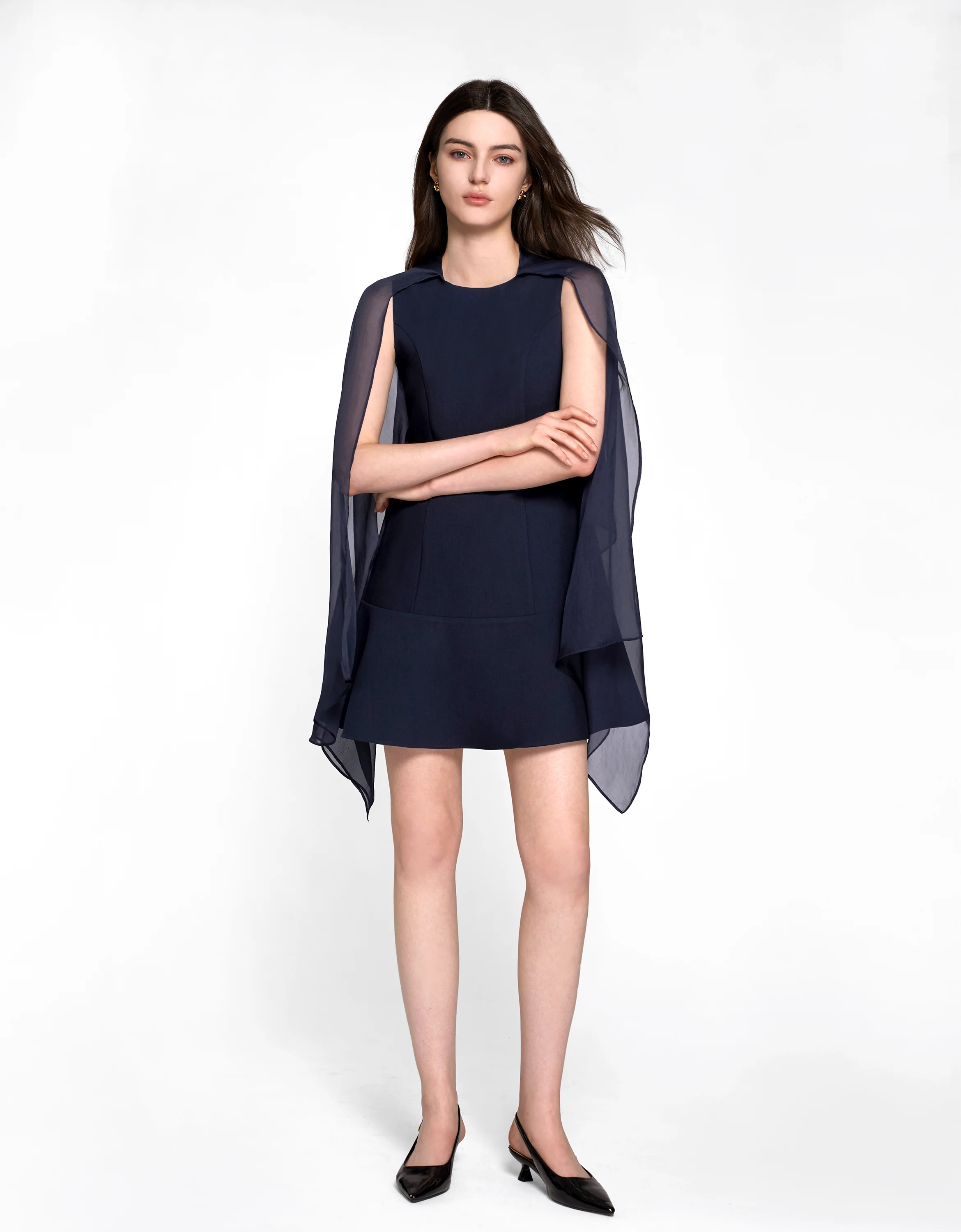 Sleeveless Tulle Two-way Dress - Image 49