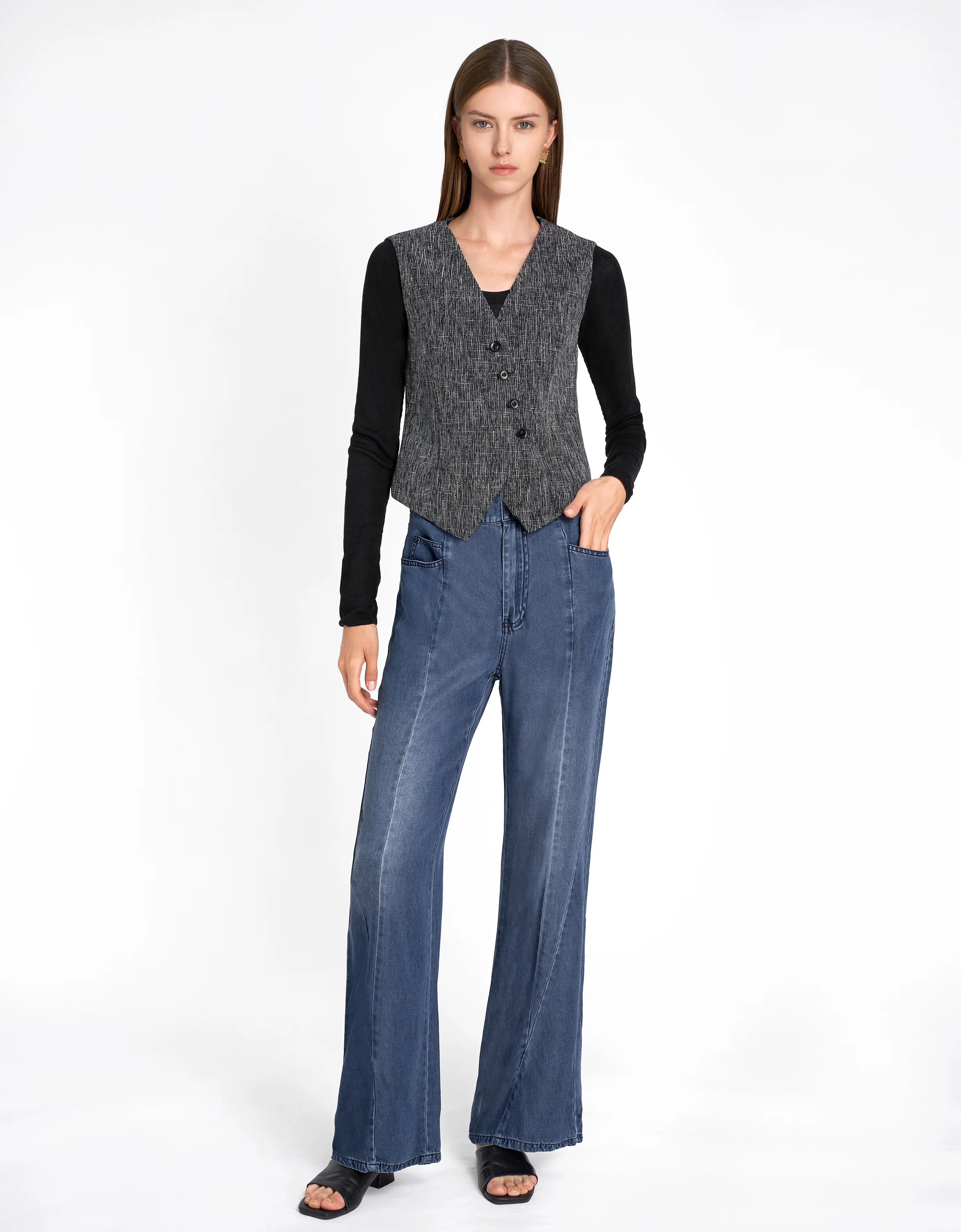 Slim Fit Denim Pants - Image 3