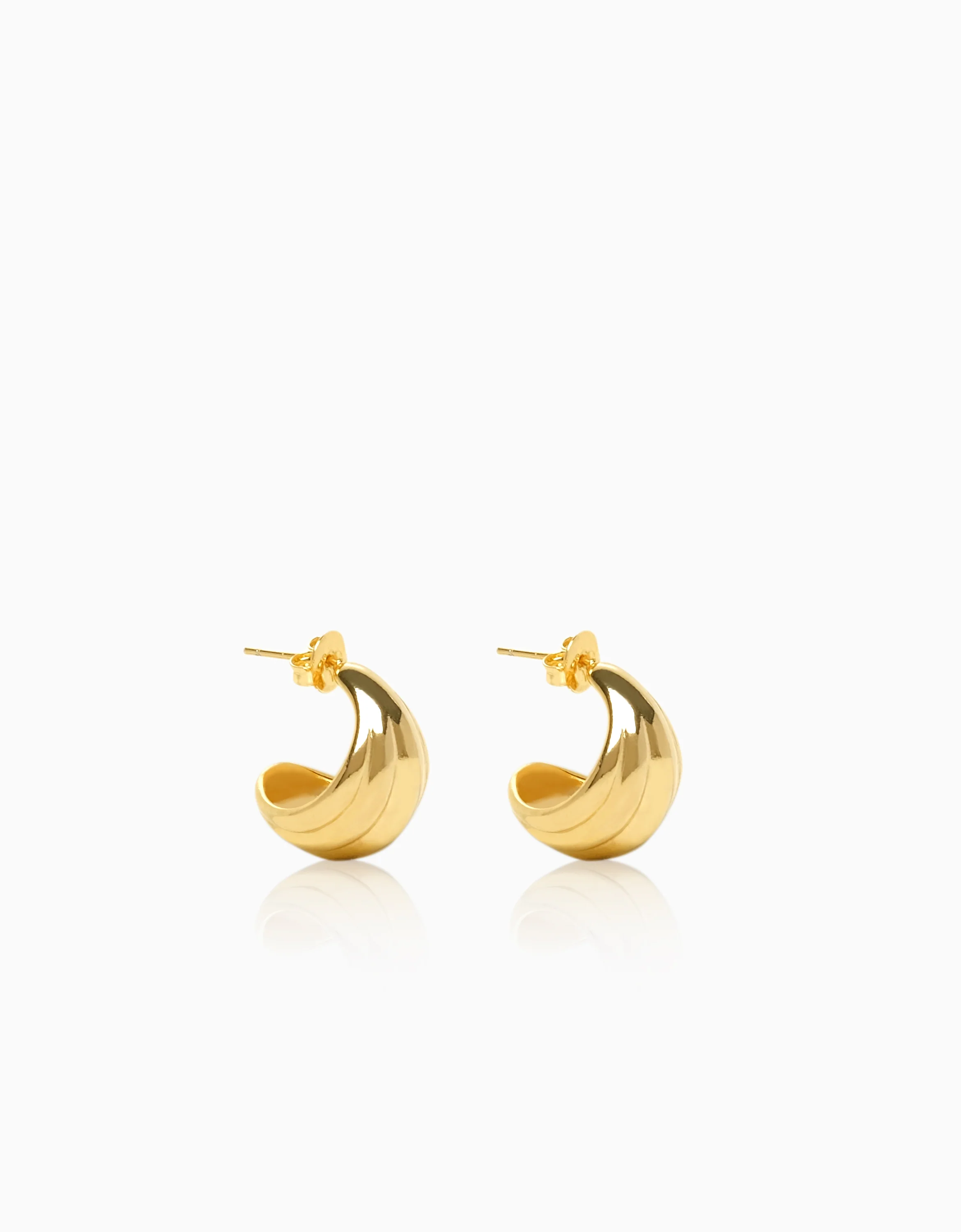 RAWFINED Spiral Hoop Earrings - Image 3