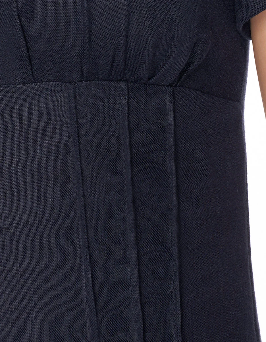 Square Neck Button Front Dress - Image 4