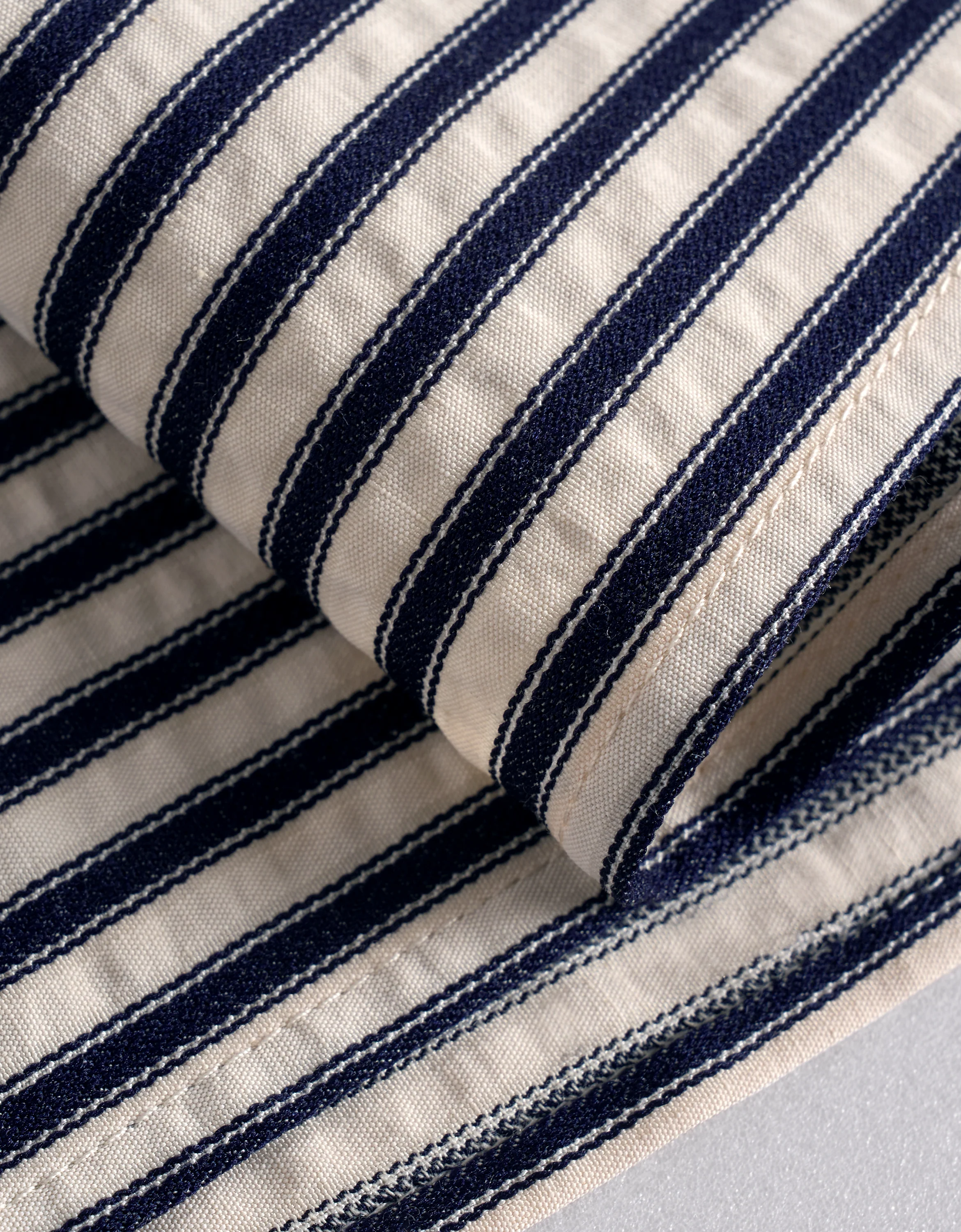 Square Neck Striped Textured Midi Dress - Image 18