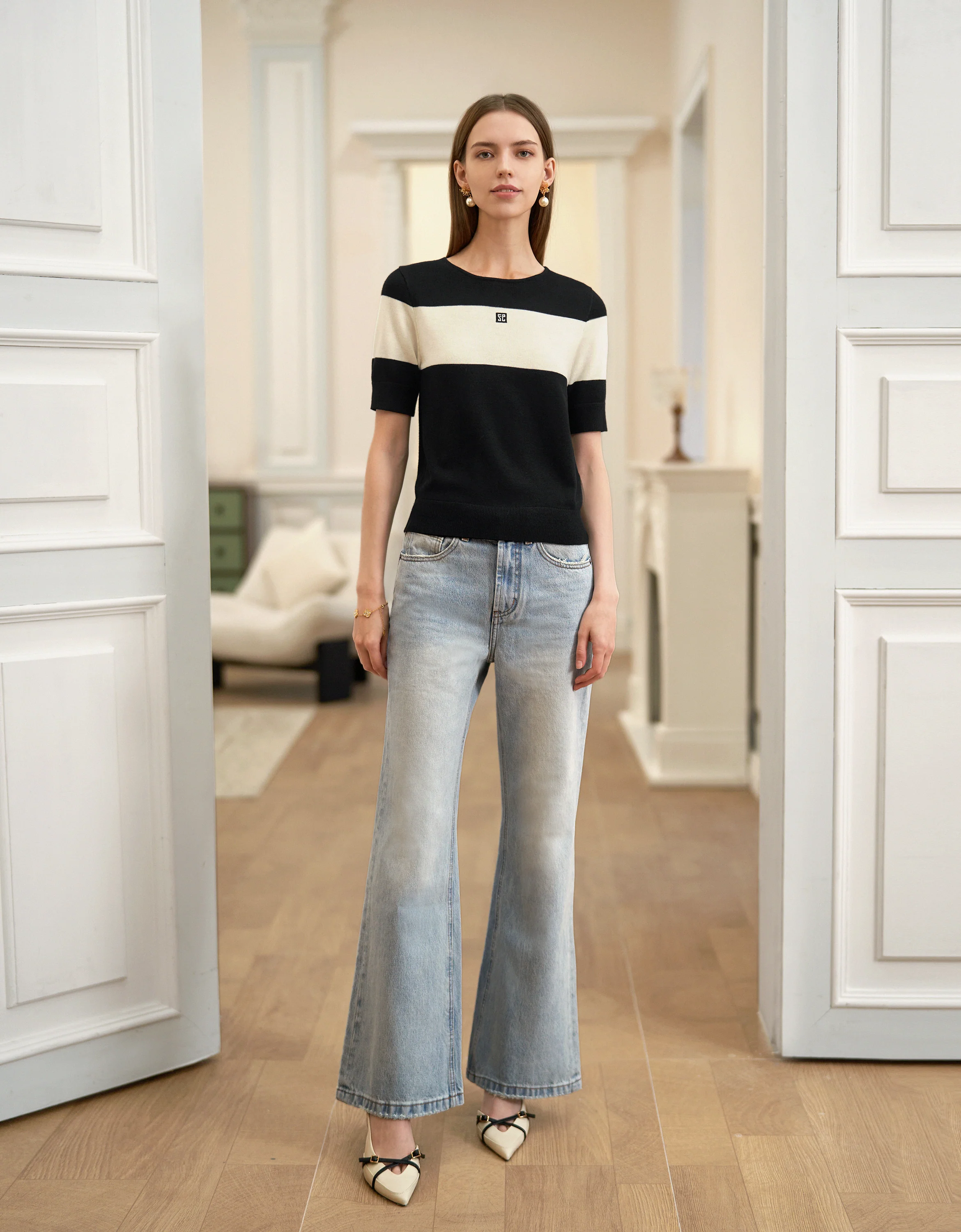 Straight Leg Slim Fit Jeans - Image 4