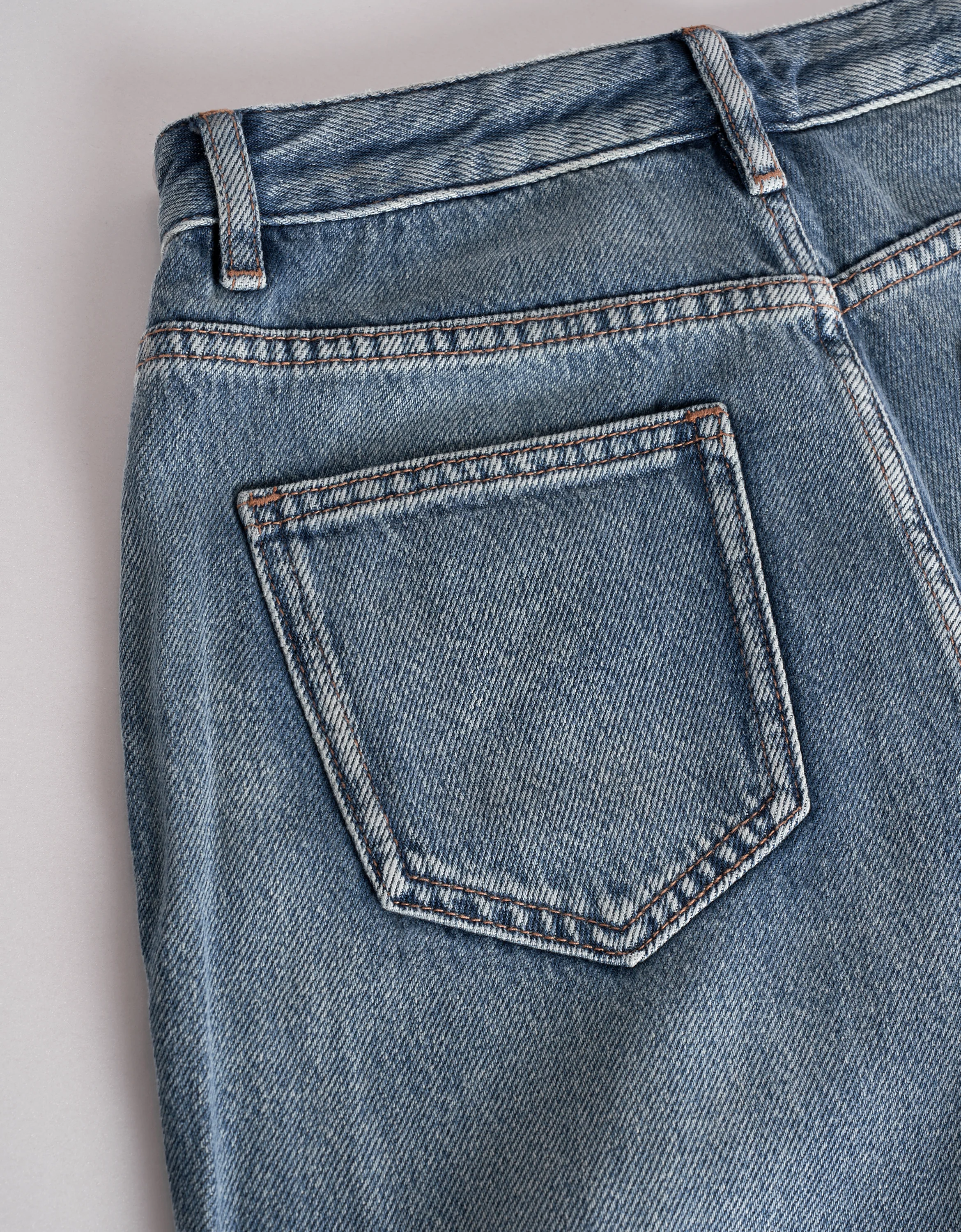 Straight-leg Vintage Denim Jeans - Image 6