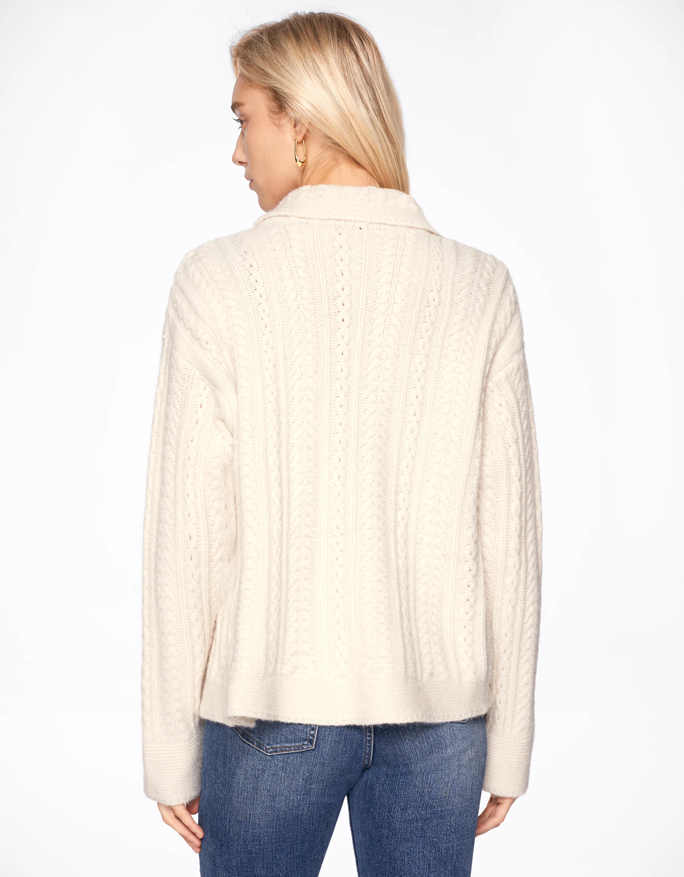 Textured Knit Cardigan - Image 7