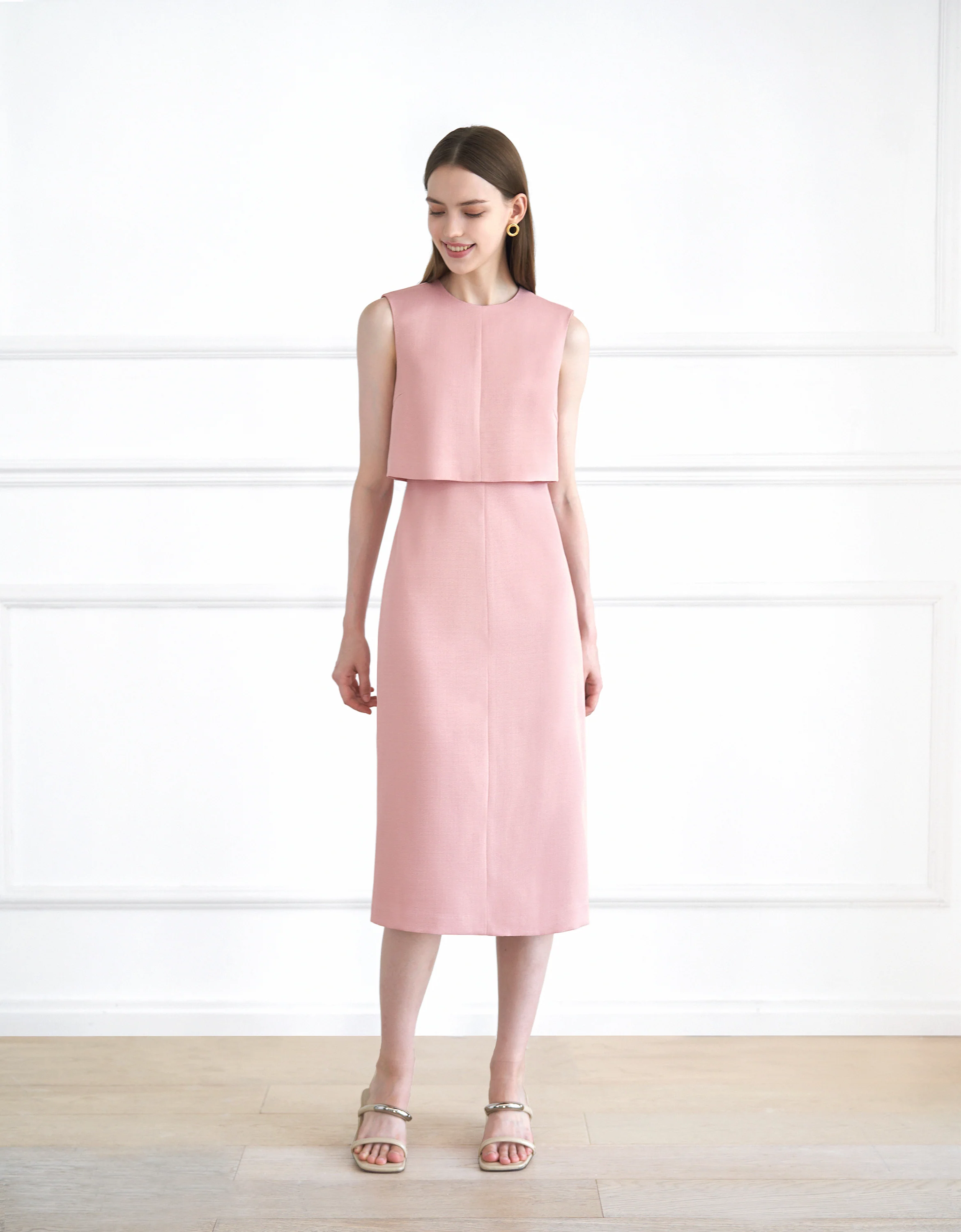 Textured Midi Dress - Image 11