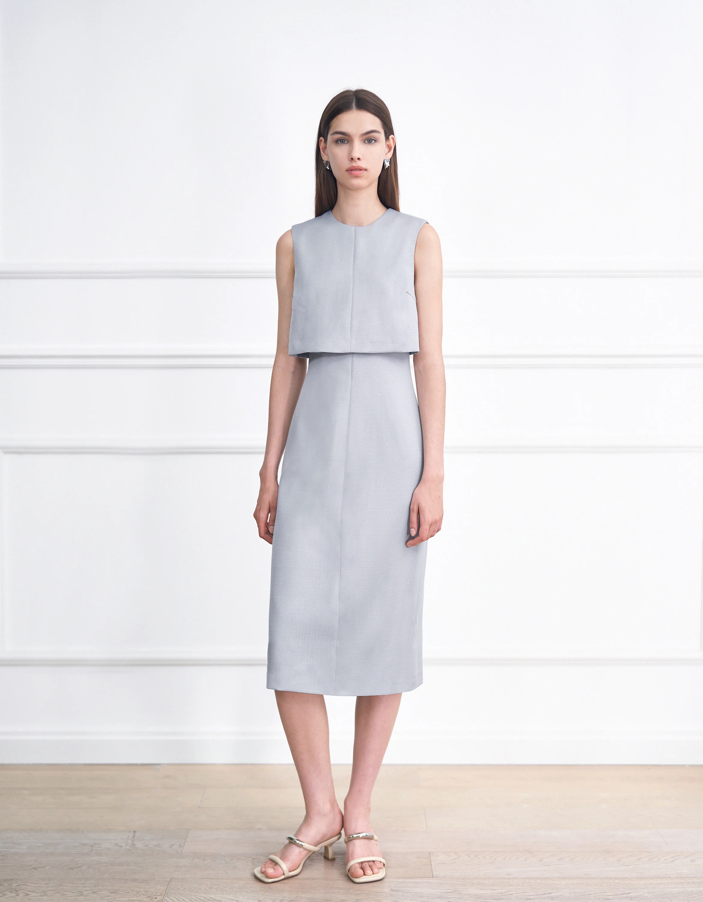 Textured Midi Dress - Image 20