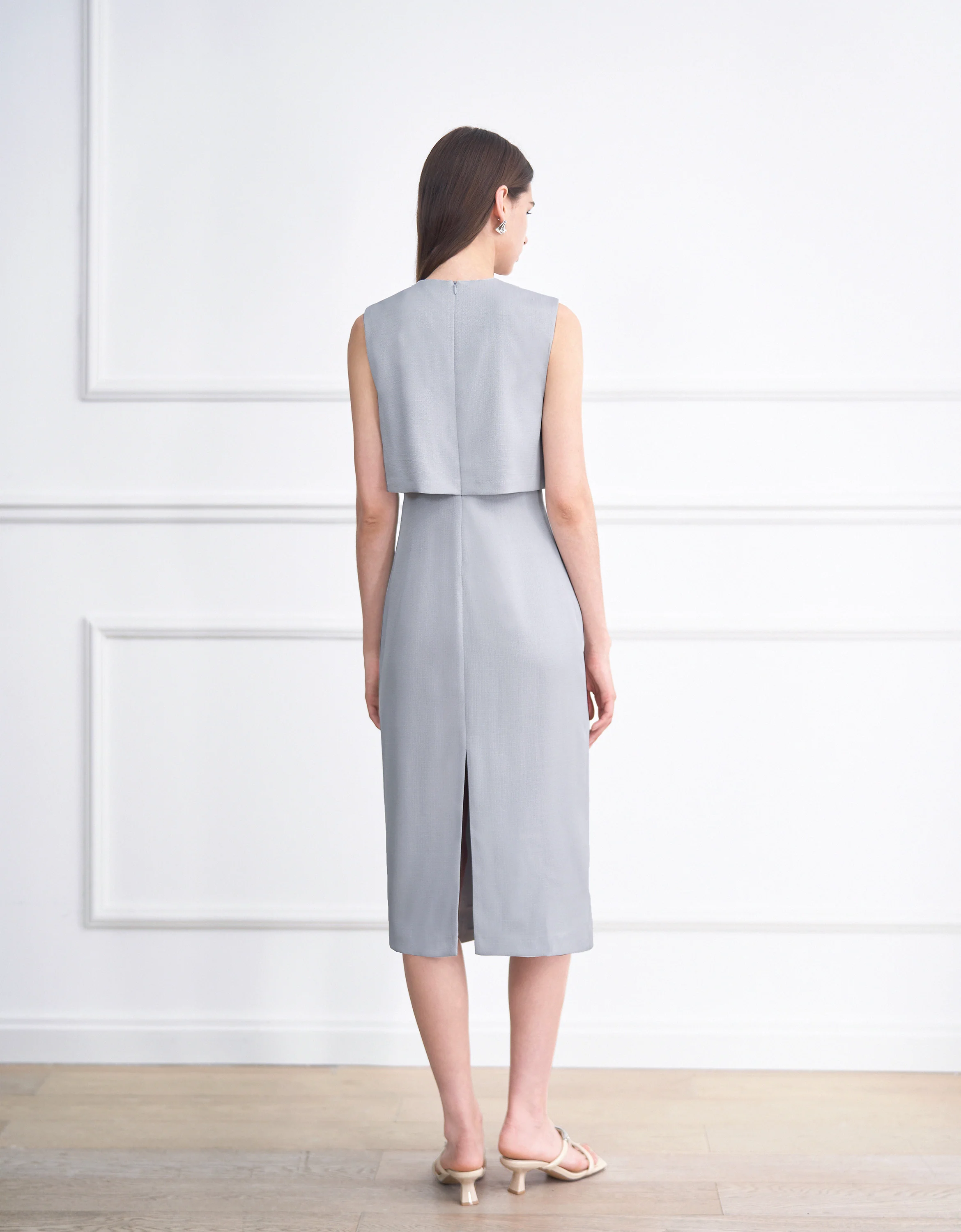 Textured Midi Dress - Image 21