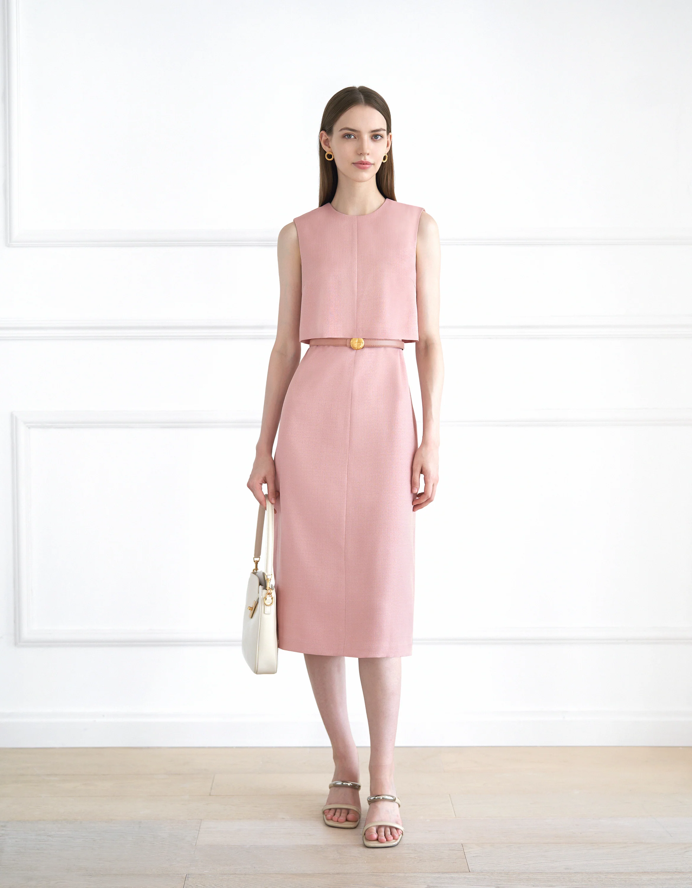 Textured Midi Dress - Image 9