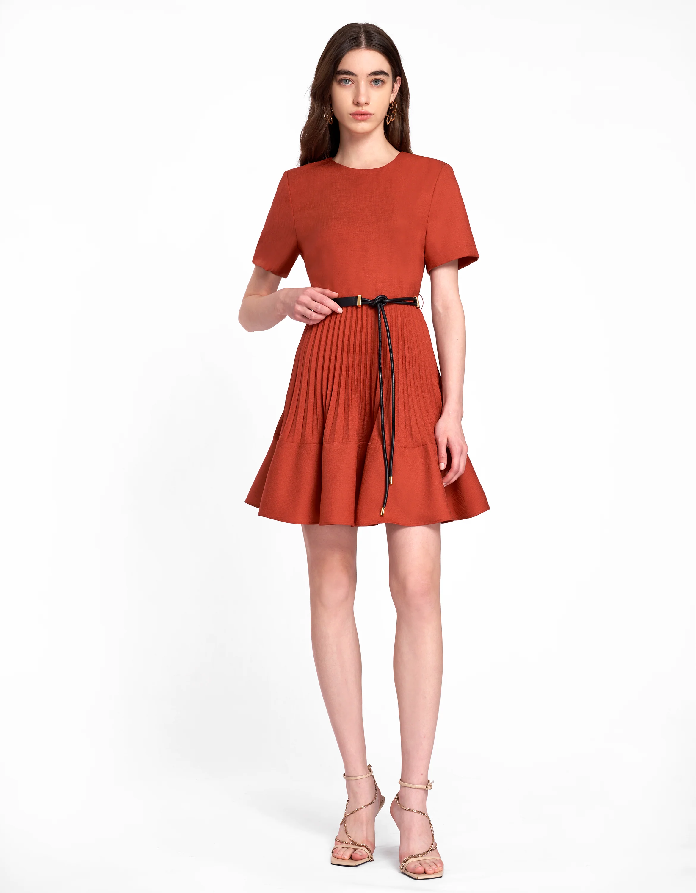 Thin Leather Tie Belt - Image 3