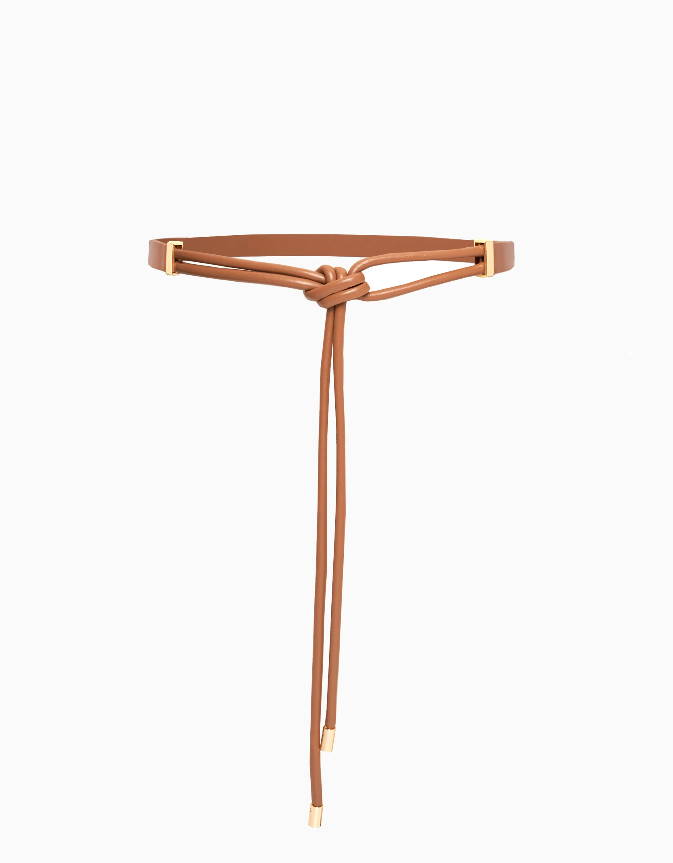 Thin Leather Tie Belt - Image 4
