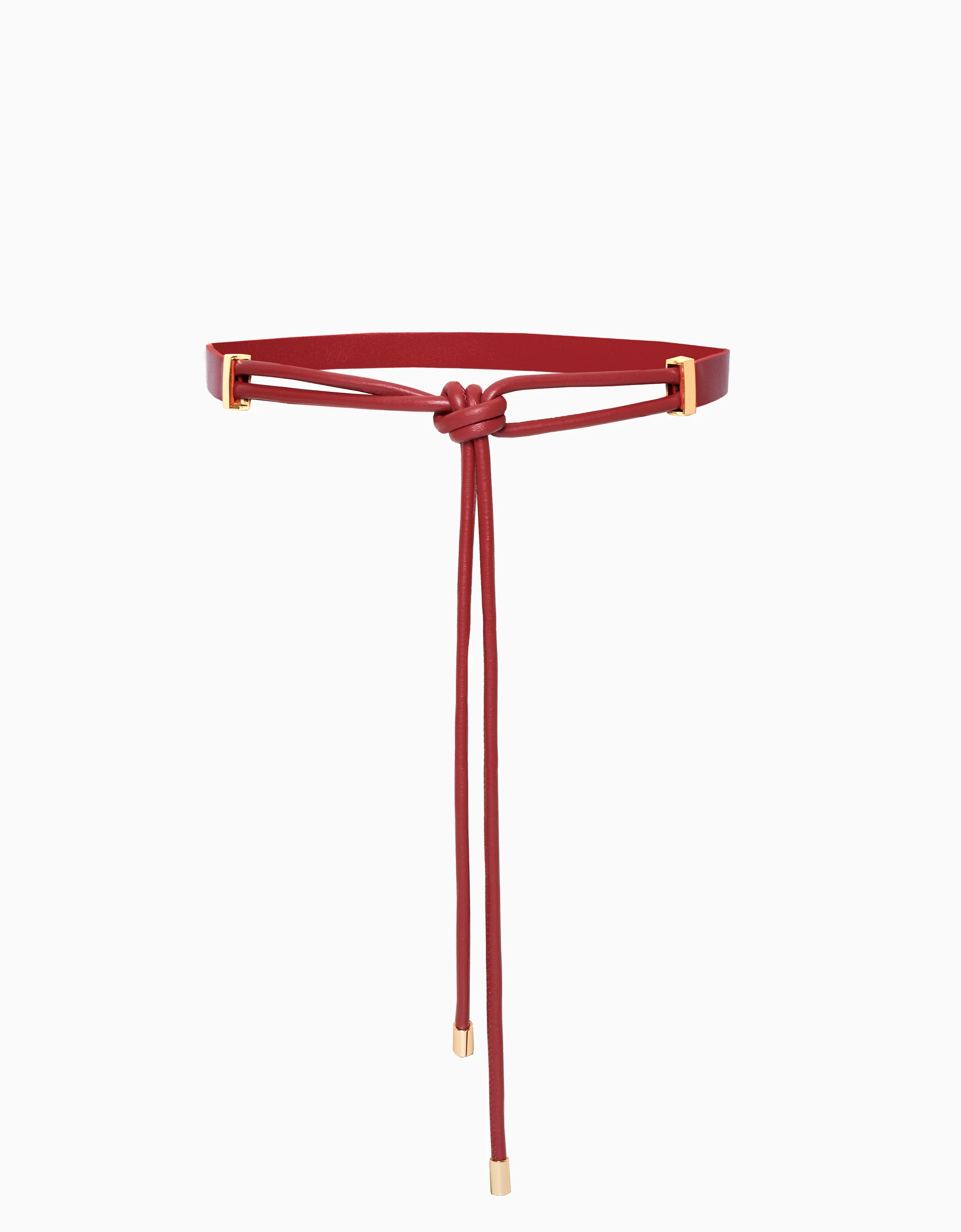Thin Leather Tie Belt - Image 8
