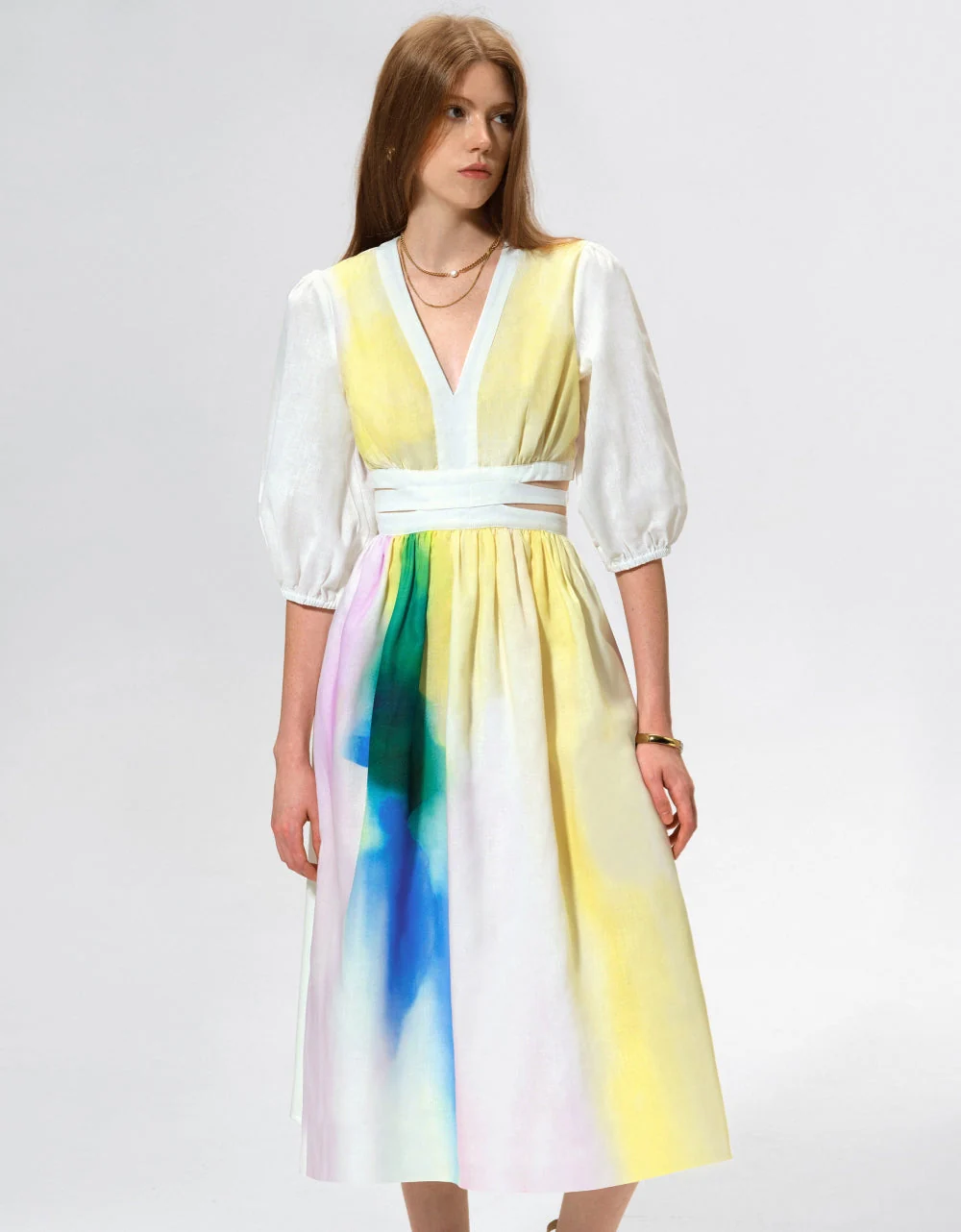 Tie Dye Cutout Dress - Image 3
