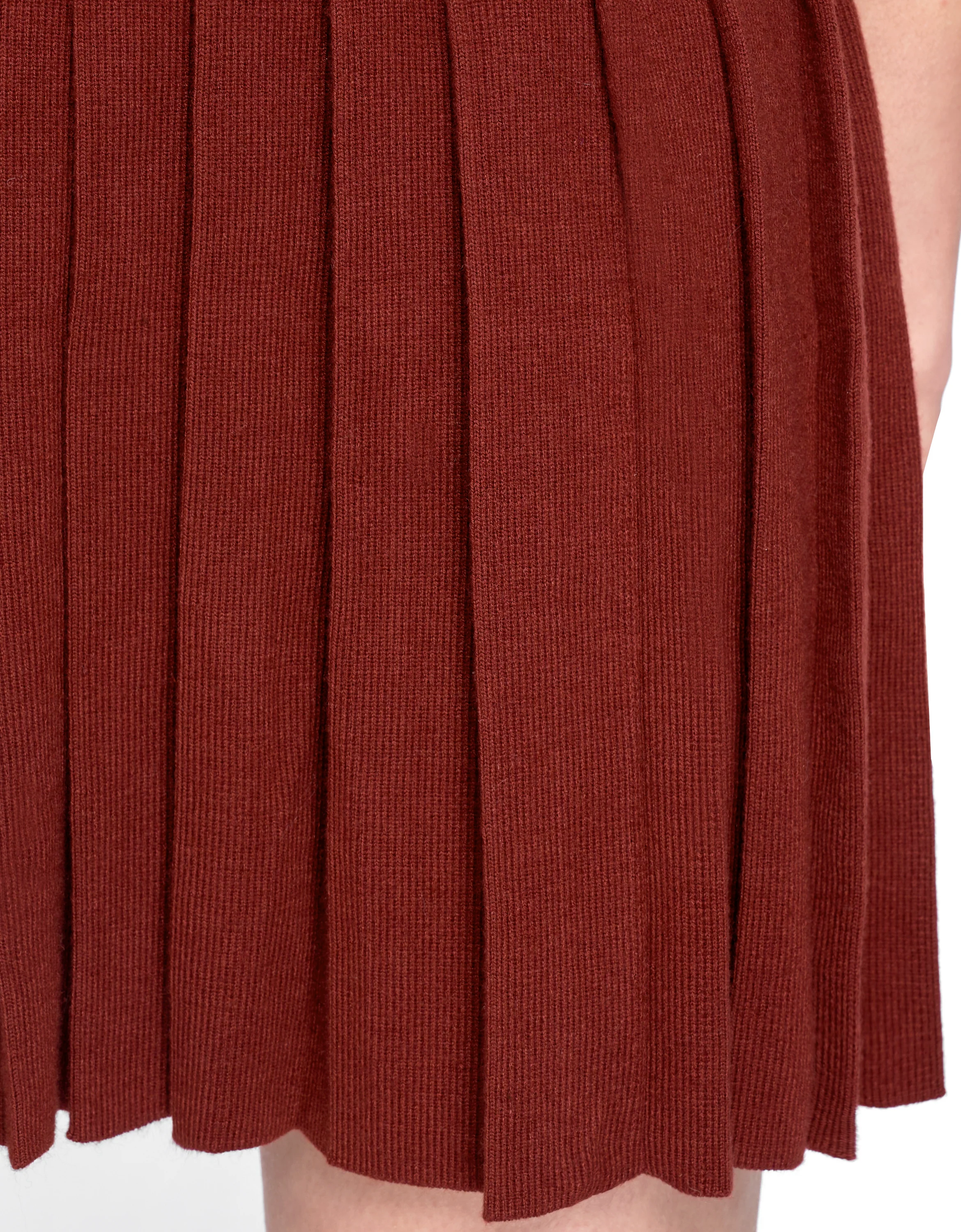 Two-piece Oversized Sweater & Pleated Dress Set - Image 4