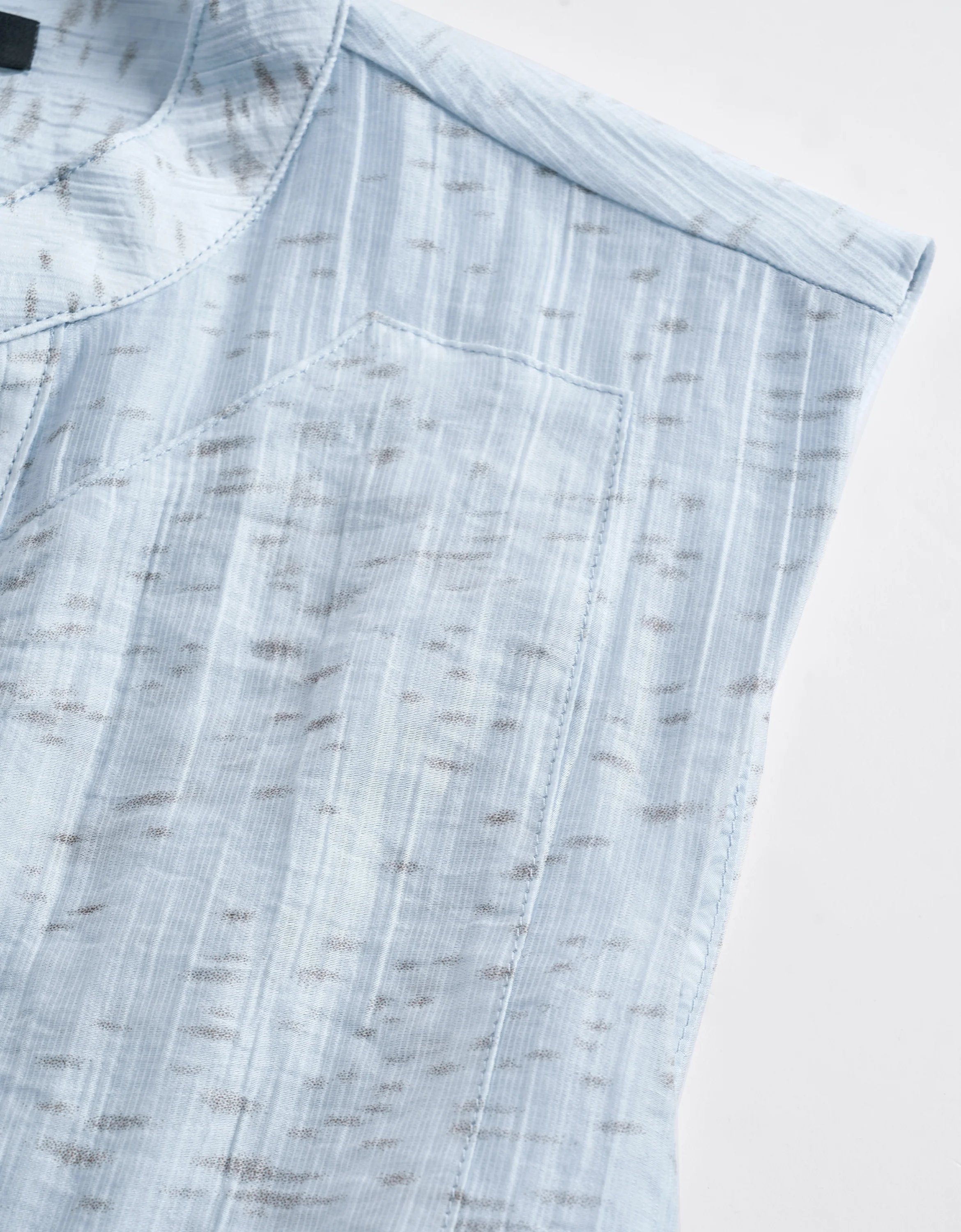 V-neck Tied Waist Shirt Dress - Image 6