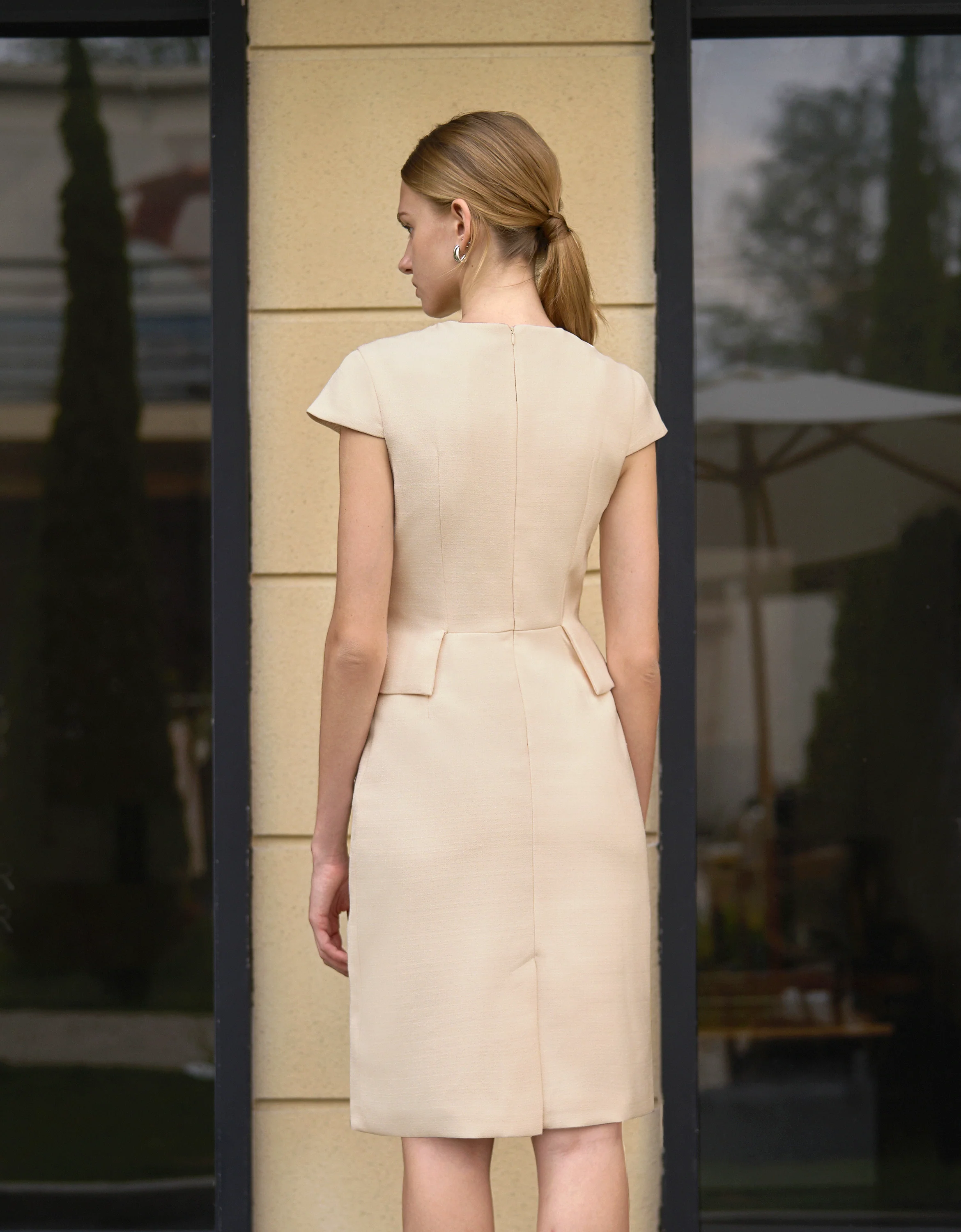 Waist Flap Midi Dress - Image 4