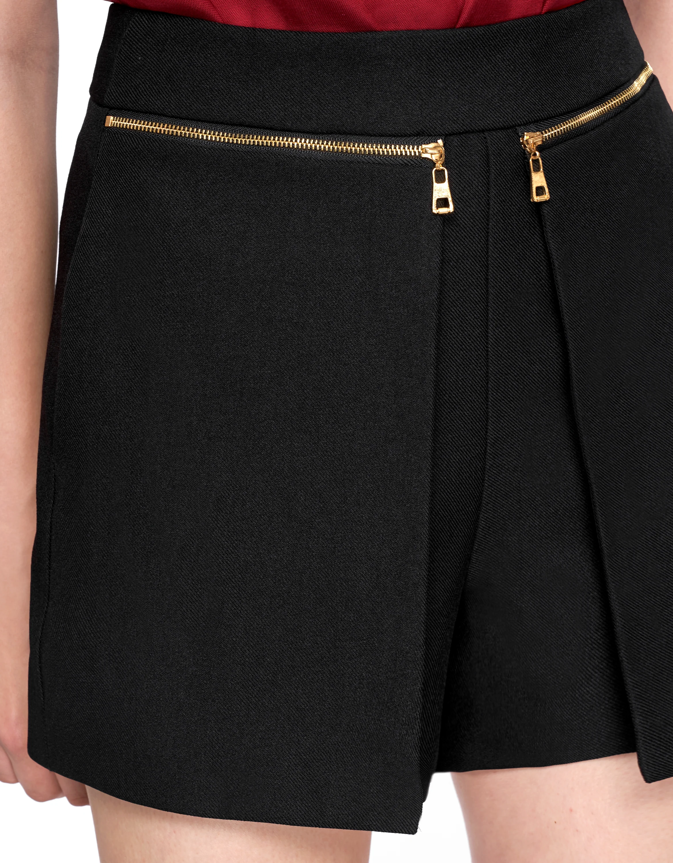 Waist Zip Flap Panel Shorts - Image 4