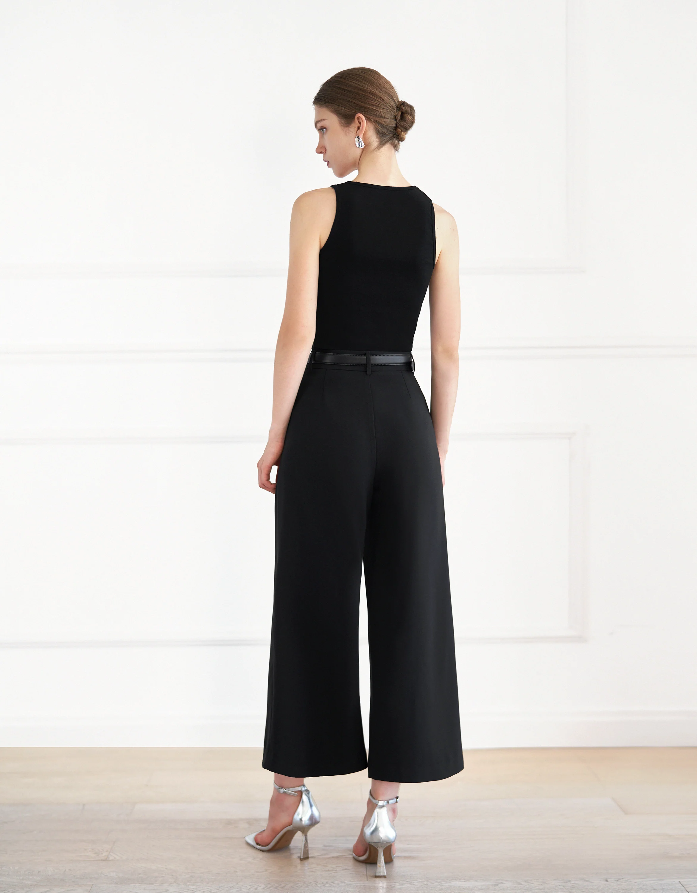 Wide Leg Suit Trousers - Image 4