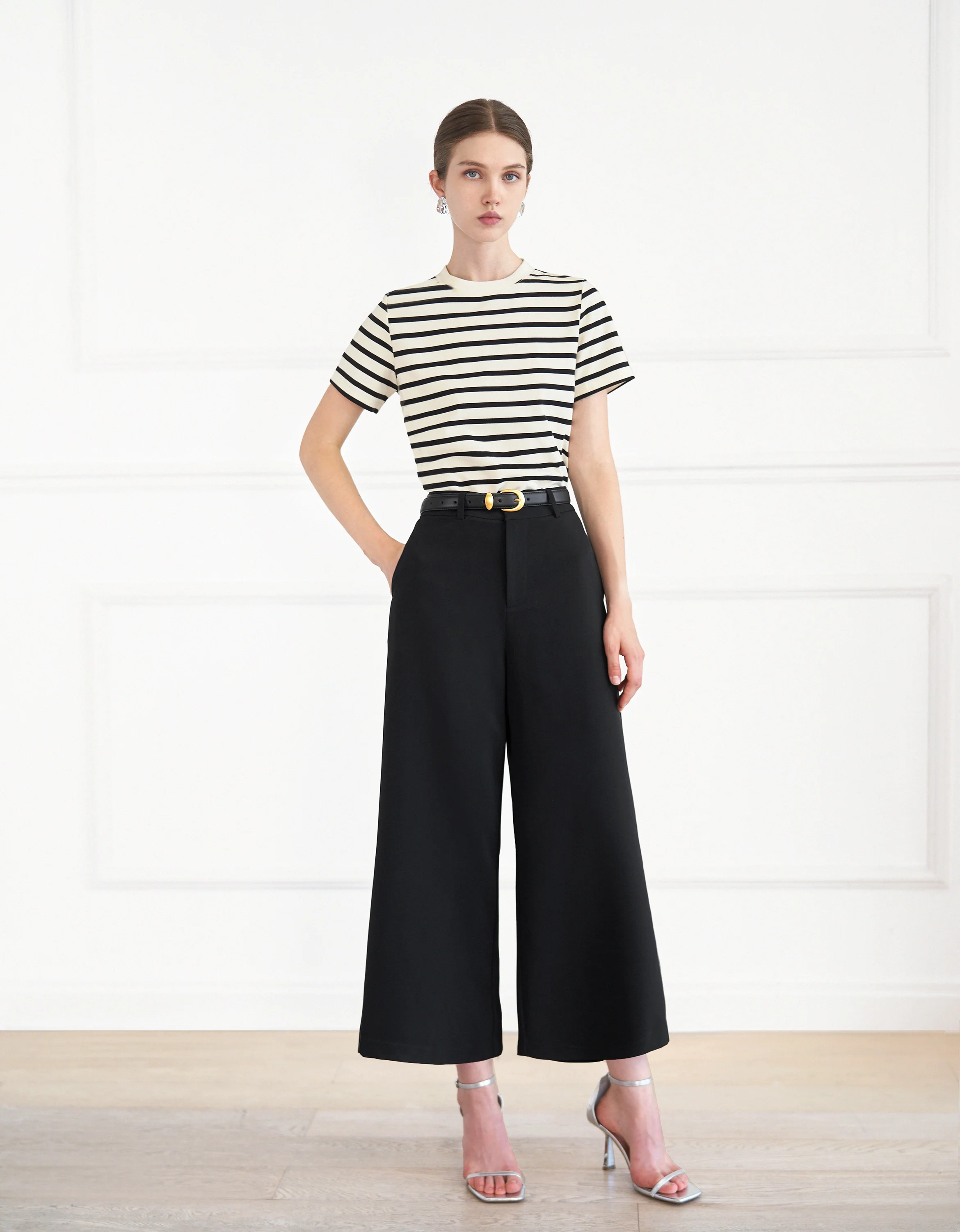 Wide Leg Suit Trousers - Image 5
