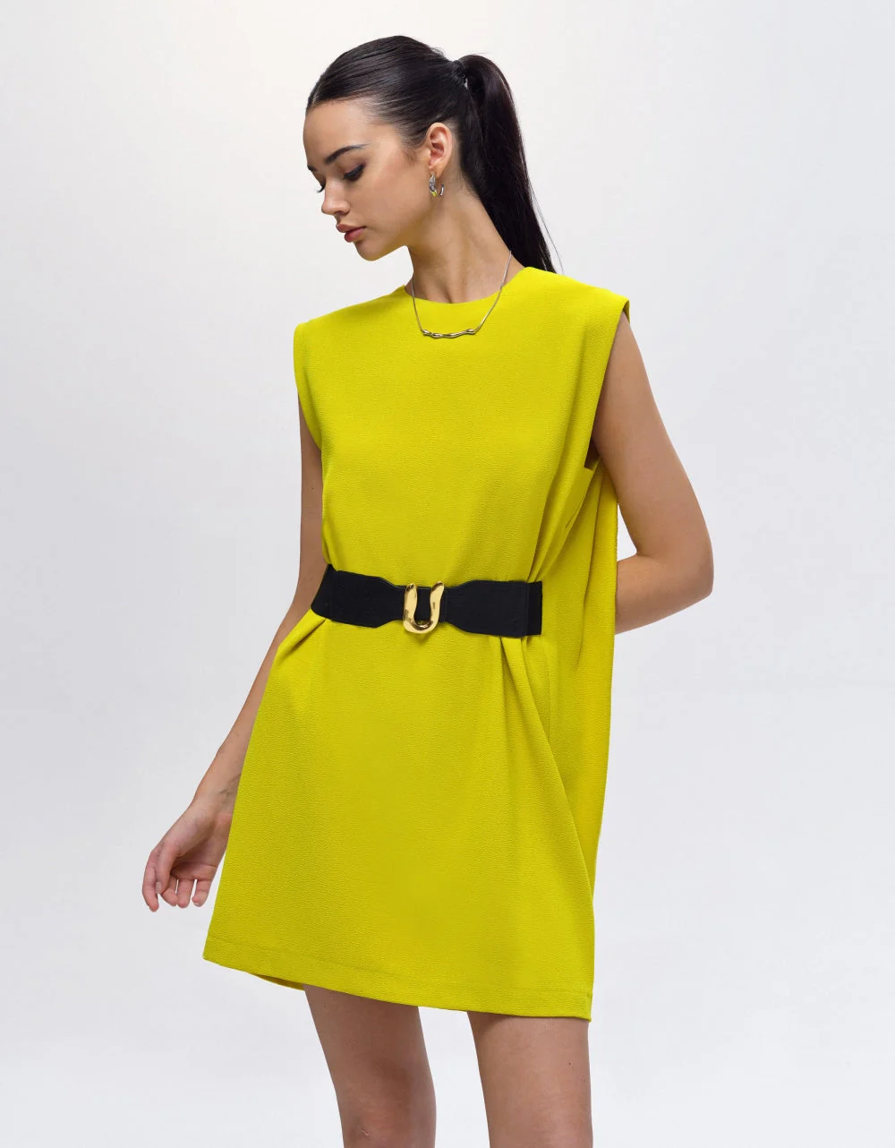 Wide Shoulder Dress - Image 13