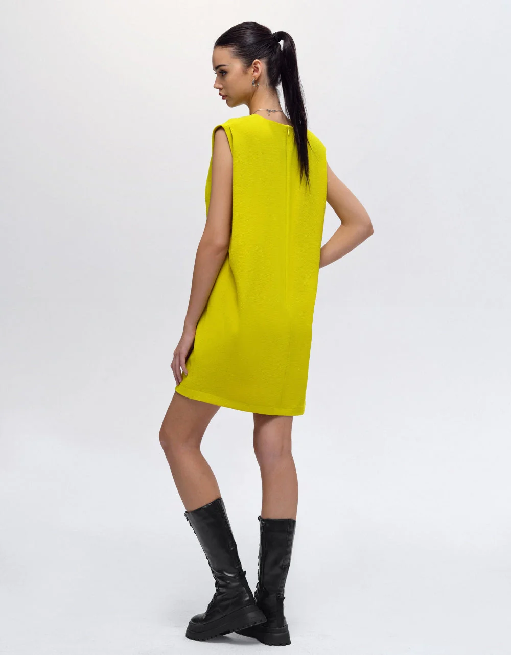 Wide Shoulder Dress - Image 14