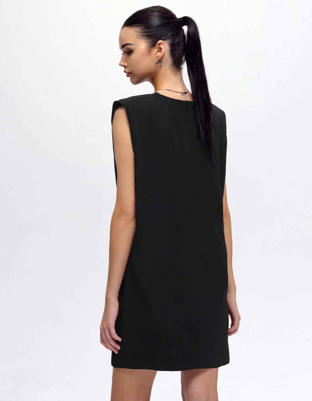 Wide Shoulder Dress - Image 3