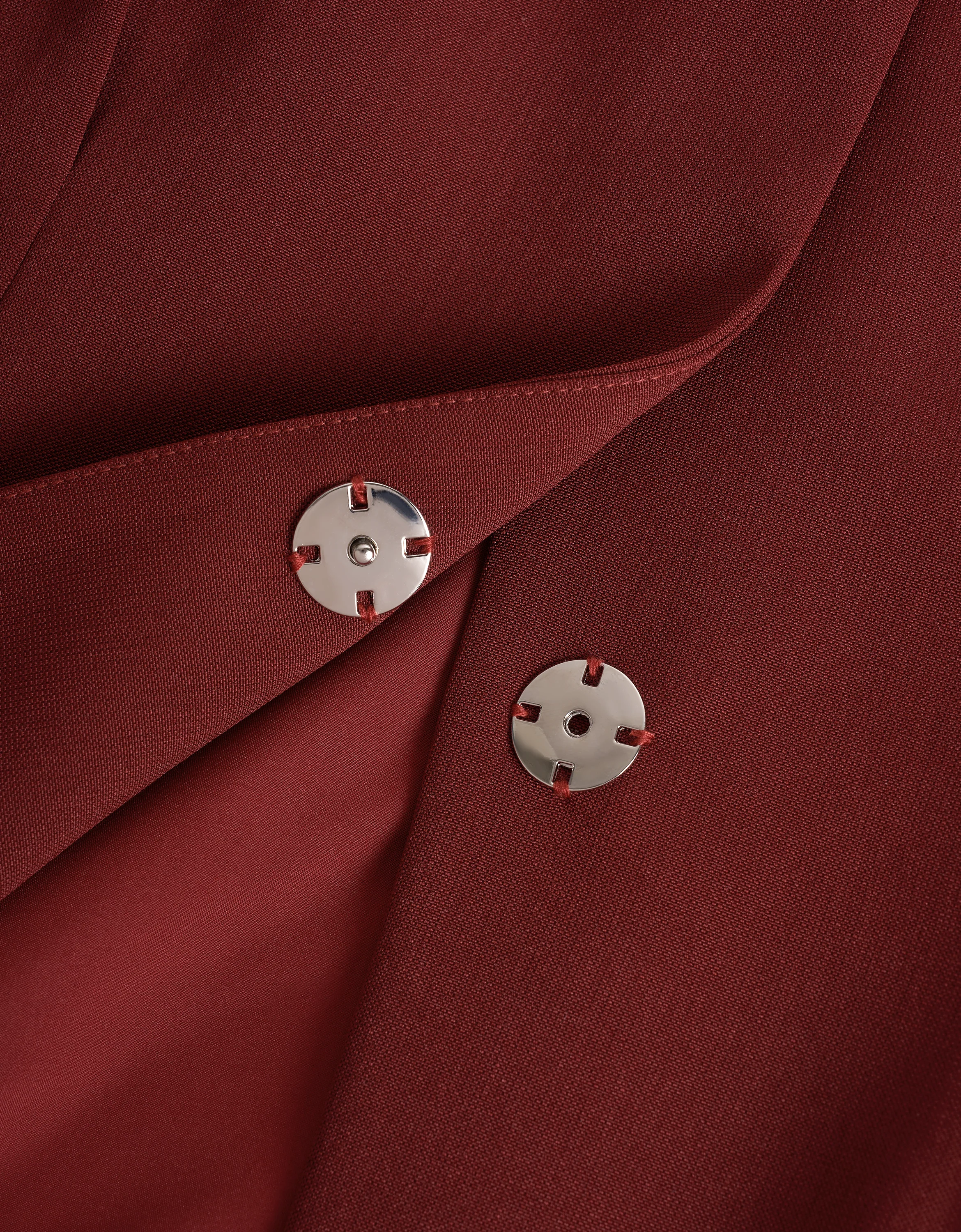 Wide Shoulder Pleated Suit Vest - Image 7