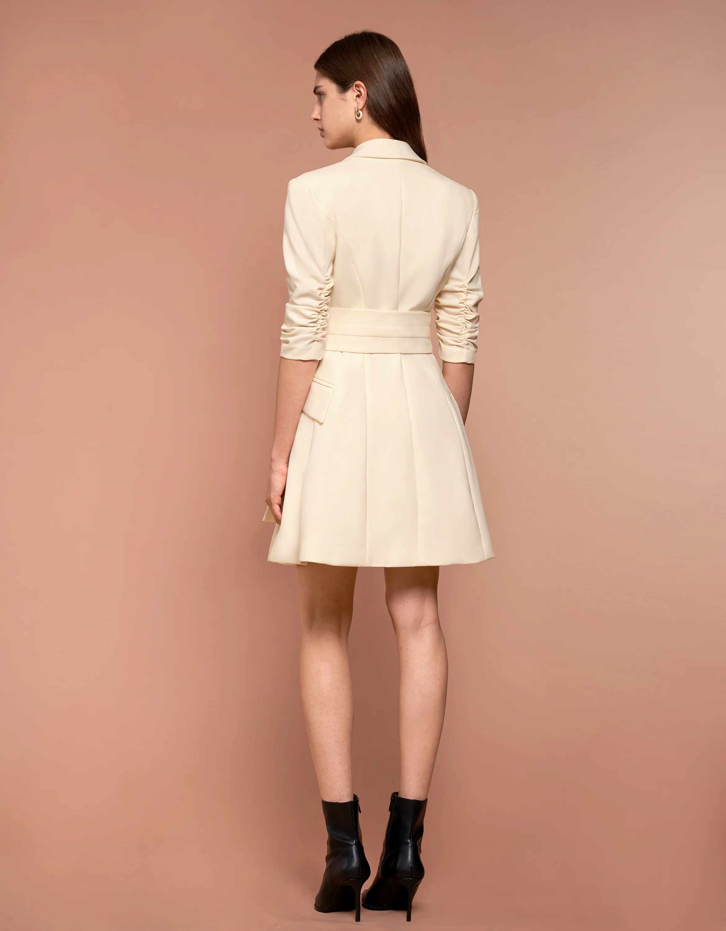 Wide Waistband Suit Dress - Image 28