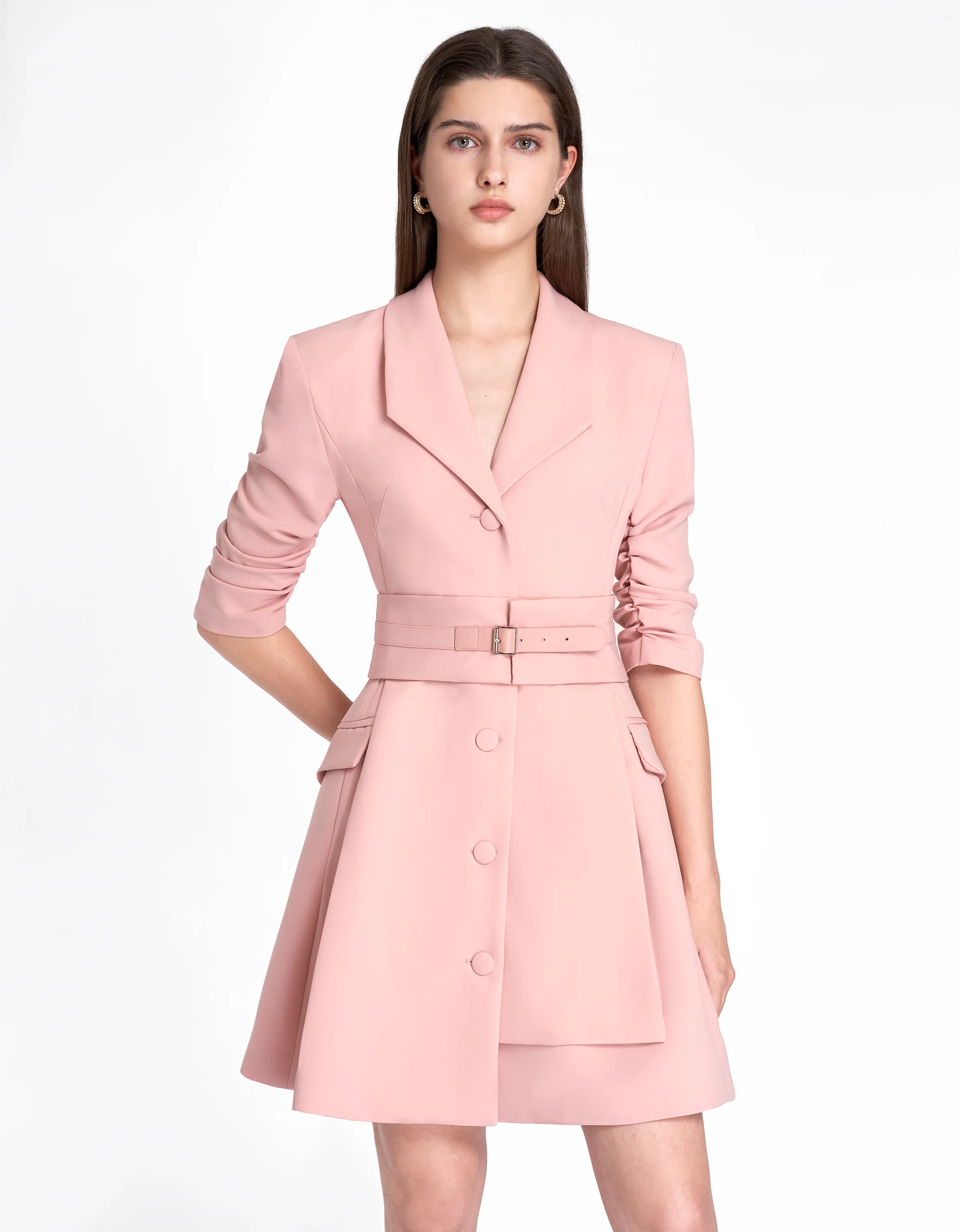 Wide Waistband Suit Dress - Image 6